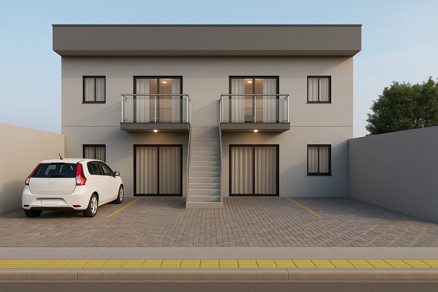 Condominio SKY, apartamento terreo 02.