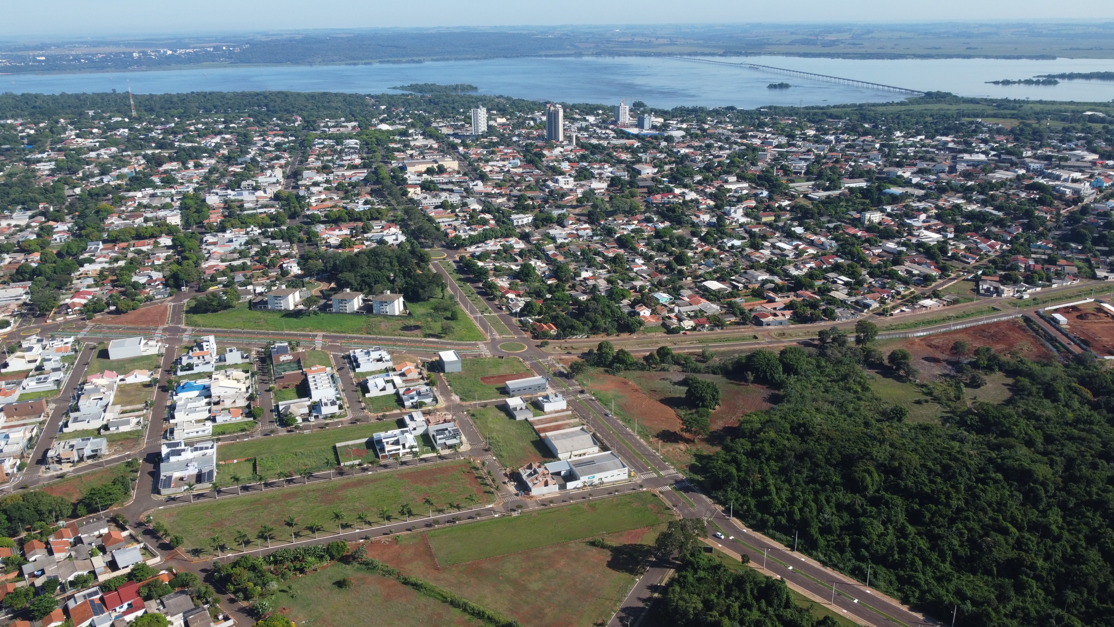 Vista aérea de Guaíra, Paraná